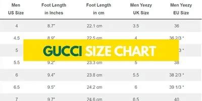 gucci men's sizing|is gucci in italian sizing.